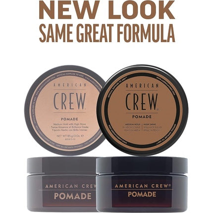 American Crew Pomade with Medium Hold and High Shine 85g