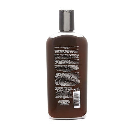 American Crew Men's 3-in-1 Shampoo, Conditioner, and Body Wash 33.8 Fl Oz 1L
